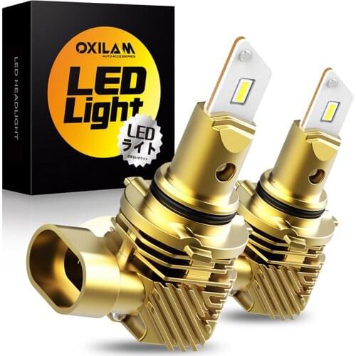 OXILAM 16000Lm CSP 5530-SMD 9005 HB3 LED Lights Wireless Fanless Car Headlight Bulb H11 H8 H7 LED Lamp 6000K White 12V 24V