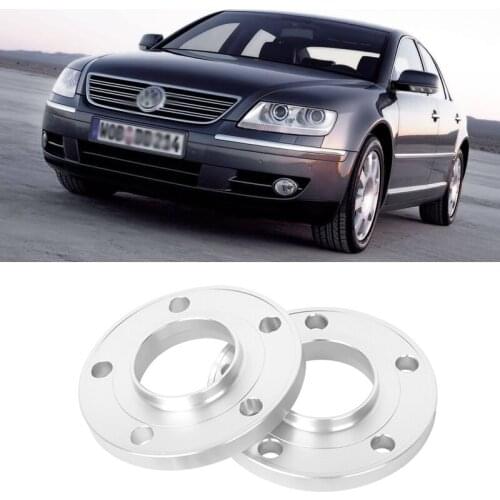 2PCS 5x112 57.1CB Aluminum Centric Wheel Spacers Tire Adapters Rims Flange Hubs For VW Tiguan/Touran/Scirocco/Phaeton/Golf/CC