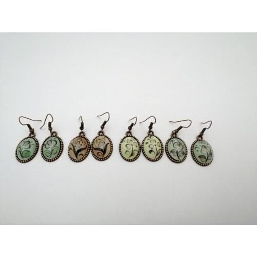 Tile Stone Earrings Handmade Modern Jewelry goth earrings earrings for women jewelery jewelry earring wholesale stud earrings