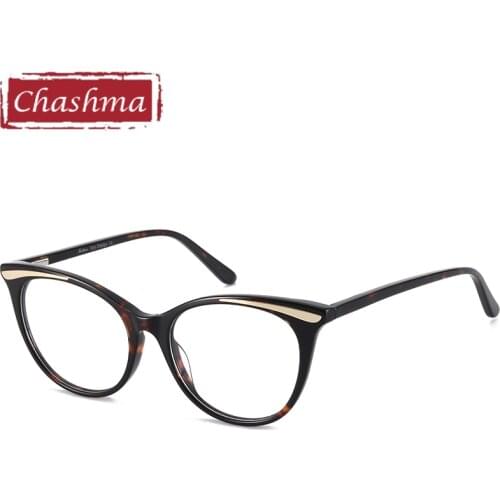Cat Eye Acetate Glasses Women Spring Hinge Frames Myopia Glasses Frame Eyeglasses for Teens Progressive Lenses Spectacles