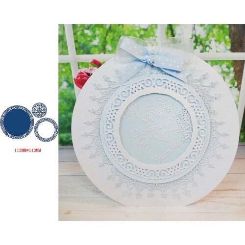 Graceful Fancy Pattern Hollow Best Seller Circle Suit Frame Metal Cutting Dies For DIY Scrapbooking Paper Cards Crafts New 2019