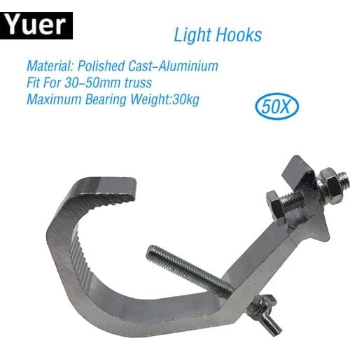 50pcs/lot High quality Aluminium Material Light Hooks LED Hanging Stage Aluminum Lamp Hooks Disco DJ Par Light Stage Accessories