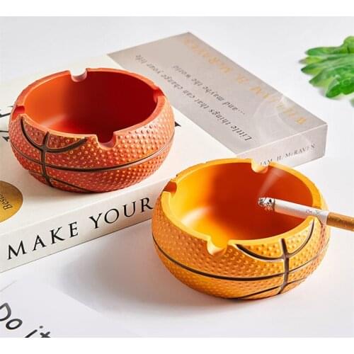 Basketball Ashtray Creative Individualized Popular Home Office Large European Football Anti-Fly Ashtray Gift Smoking Gadget Tool