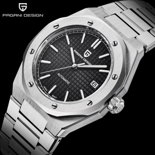 PAGANI DESIGN 39MM Men Watches Mechanical Automatic NH35A Blue Watch Men 100M Waterproof Brand Luxury Casual Business Wristwatch