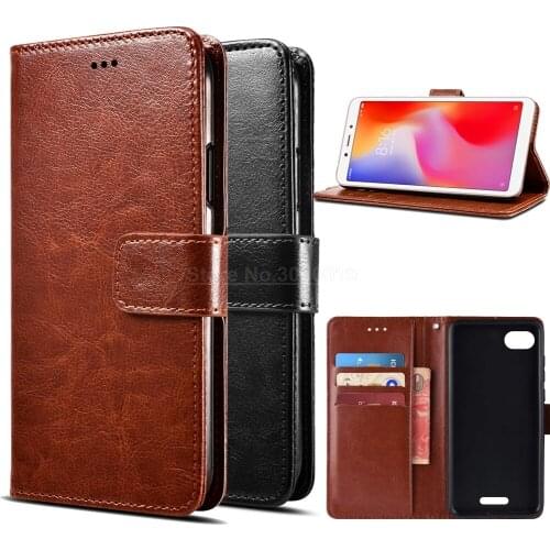For Fundas Xiaomi Redmi 6A Case Cover For Capa Xiaomi Redmi 6A Flip PU Leather Stand Phone Cover Case For Xiomi Redmi 6A Cases