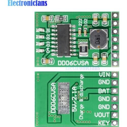 DC 5V 2.1A Mobile Power Diy Board 4.2V Charge Discharge Boost Battery Protection Indicator Step Up Module 3.7V Lithium 18650 DIY