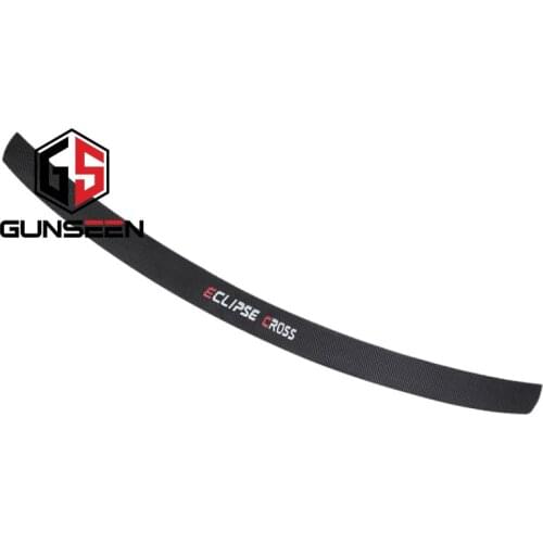 For Mitsubishi Eclipse Cross 2020 2019 Trunk Trim Door Sill Sticker Car Rear Bumper Protector Cover Auto styling Accessories