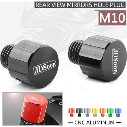 For YAMAHA TRACER 700 MT-07 FJ-07 2016 2017 Motorcycle Left-Right-Hand Threaded 1 Pair of Motorcycle Mirror Hole Plugs Screws