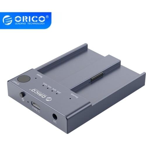 Gamer Computer Laptop Desktops Accessaries Supplies Dual Bay M.2 NGFF NVMe SSD Dock 10Gbps USB 3. 1 Type-C Docking Station