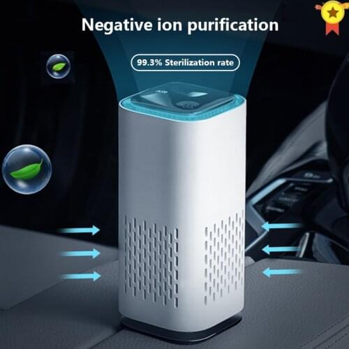 Air Purifier Air Cleaner for Home HEPA Filters USB cable Low Noise Portable Car home xiomi Air Purifier with Night Light Desktop