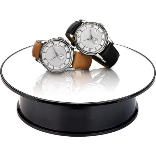 20cm Electric Rotating Jewelry Display Stand Motorized Rotary Turntable Hand-made model Modeldisplay Stand Base Battery Powered