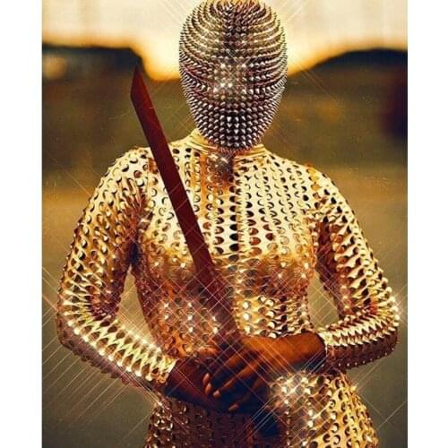 Gogo Dancer Outfit Gold Bodysuit Adult Drag Queen Costumes Pole Dance Set Western Wear DJ DS Clubwear Festival Clothing DL7719