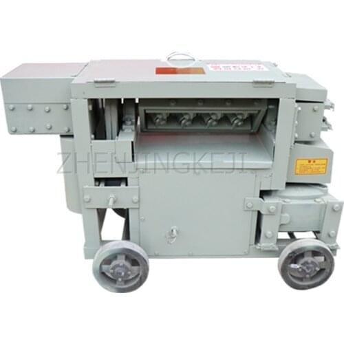 Scrap Steel Straightening Machine Tools 5.5KW Rebar Round Bar Refurbishment Construction Site Waste Recycling Building Equipment