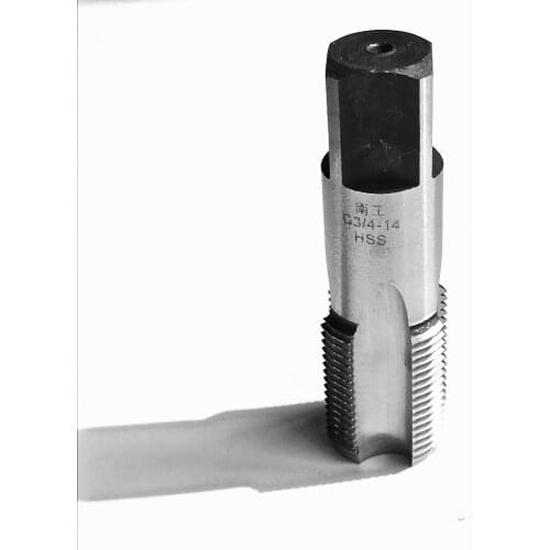 Free shipping 1pc HSS6542 made G3/4"-14 HSS BSP Parallel British Standard Pipe Tap hss machine Taps for pipe inner threading
