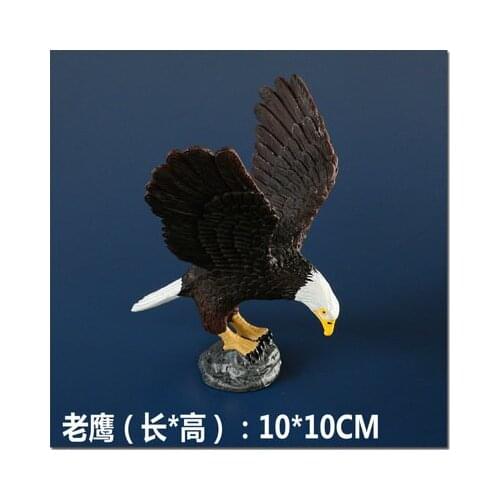 Horse Handmade The eagle owl parrot animal model toy doll ornaments bird bird simulation decoration style statue