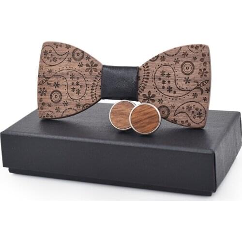 Fashion Handmade wooden Carved bow tie Distinctive bow tie for party wedding 1order=1pc