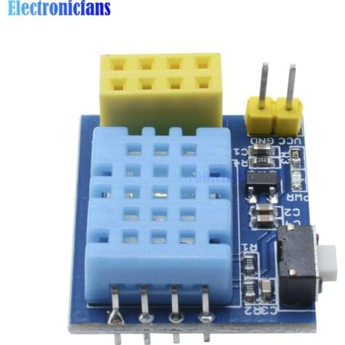 ESP8266 ESP-01/01S DHT11 Temperature Humidity Sensor Module esp8266 Wifi NodeMCU Smart Home IOT (Without ESP module) DIY Kit