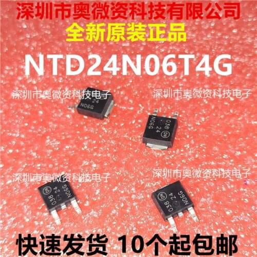 100% Original In Stock New NTD24N06T4G MOS DPAK/TO-252 NTD24N06