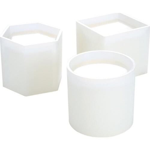 Crystal Collection Box Cup Concrete Gypsum Ornament Molds Mould Drop Glue Multi-meat Flower Pot Check Pen Barrel Silicone Mold