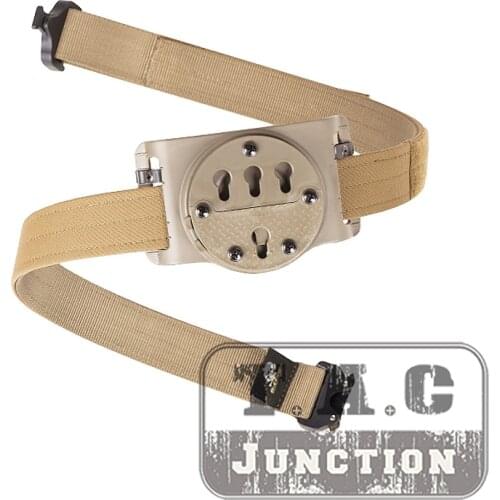 Tactical GCA37 Adjustable RTI Belt Slide For RTI Pistol Holster Belt Slide Holster Mount Adapter Platform Fit 1.5"-2.25" Belt DE