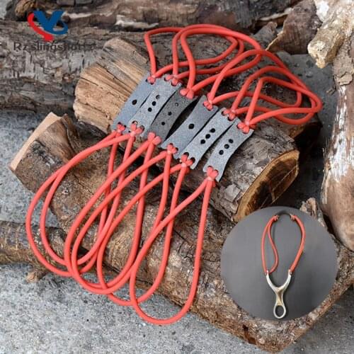 3PCS/6PCS/9PCS Hunting Slingshot Rubber Band Strong Elastic Round Rubber Band Catapult for Outdoor Sports Shooting Accessories