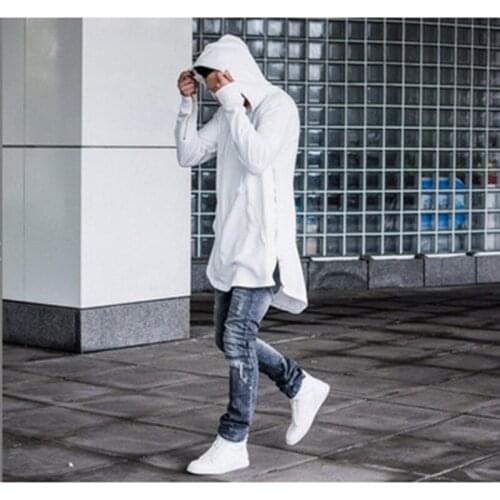 Pop Hoodie Men Nice Autumn Casual Solid Long Sleeve Mens Hoodies Sweatshirts Multi Zipper Hoody Sweatshirt Men Hooded Streetwear