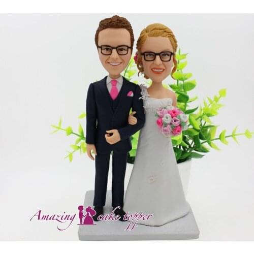 2019 AMAZING CAKE TOPPER Toys Wedding Birthday Bird And Groom Gifts Ideas Customized Figurine Valentines Day