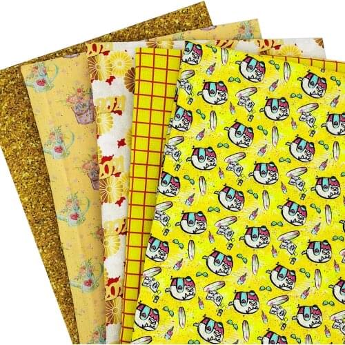 50*145cm 100% Pure Cotton Plaid Floral Polyester Cotton Material Patchwork Sewing Quilting Fabrics Quilt Needlework DIY Cloth