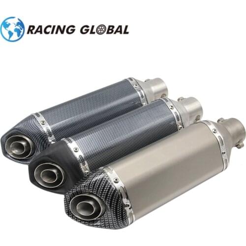 ALCON-Motorcycle 51mm Inner Silencer Muffler Escape Moto Mufflers Exhaust Pipe For Z1000 Z750 MT07 MT09 Racing