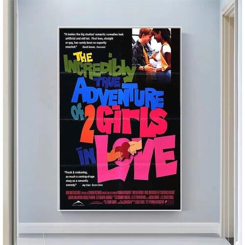 CP1189 The Incredibly True Adventure Of Two Girls In Love Classic Hot Movie Print Silk Fabric Poster Indoor Wall Art Decor Gift