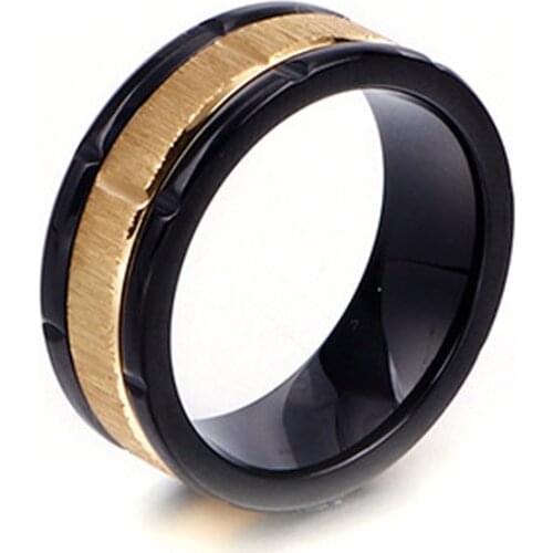 Designer Rotating Wedding Bands Titanium Ring For Men And Women Stainless Steel Finger Ring 8mm Comfort Fit USA Design
