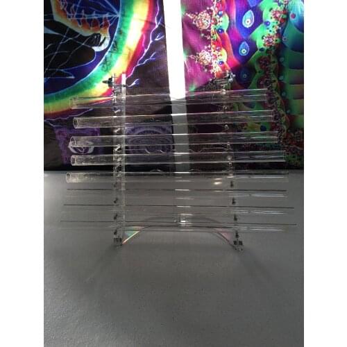 Crystal harp with Perfect C D E F G A B C note and 2pcs crystal mallets and 1piece rubber mallet to play quartz harp healing