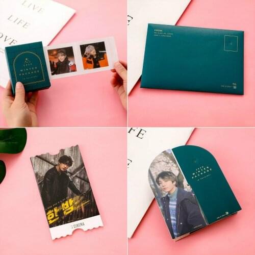 2020 KPOP Bangtan Boys WINTER PACKAGE Photo Card Postcard SUGA JUNGKOOK JIMIN JHOPECINEMA Cards Picture Collection Fans Gifts