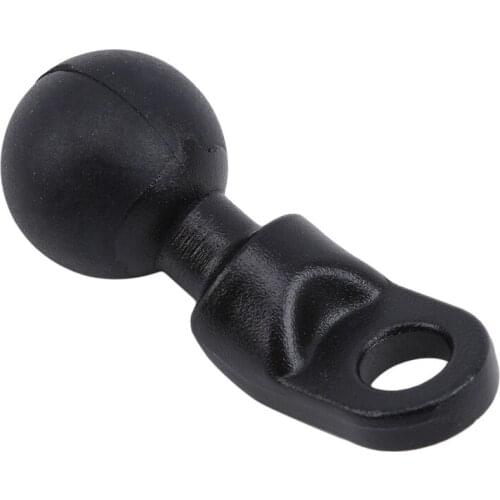 Motorcycle Angled Base W / 10mm Hole 1 '' Inch Ball Head Adapter Work For RAM Mounts For Gopro camera, smartphone, For GPS