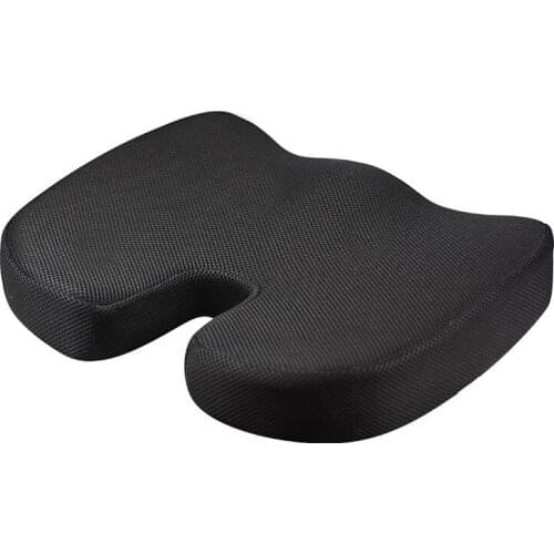 New Seat Cushion Support Orthopedic U-Shape Memory Foam Seats Travel Office Home Chair Cushion Car Pads Bedding Floor Cushions