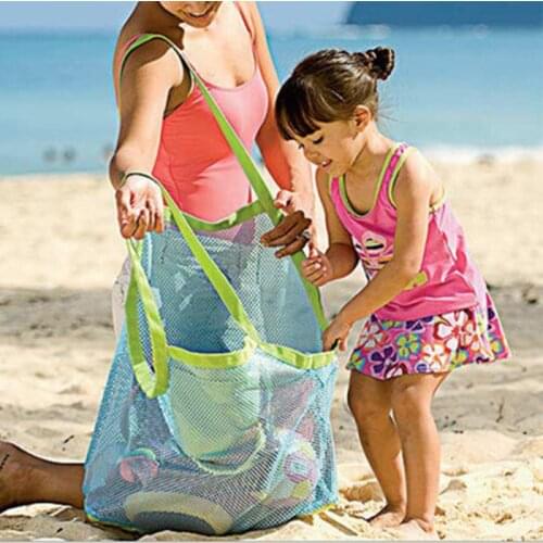Extra Large Beach Bags and Totes Tote Backpack Toys Towels Sand Away Swimming Beach accessories Mesh Beach Bag