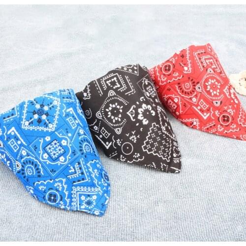 Pet Webbing Collar Neckerchief Washable Cat Bow Ties Saliva Towel Adjustable Buckle Neckband Triangle Scarf Grooming Accessories