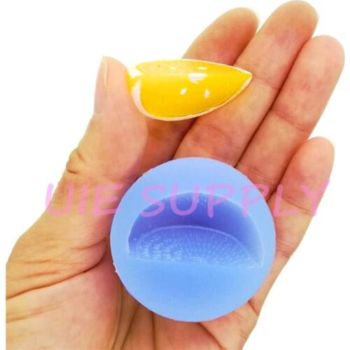 SYL174U 33.8mm x 16.8mm 3D Orange Slice Silicone Mold Fondant Cake Decoration Candy Chocolate Resin Clay Craft Miniaturesweets