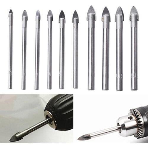 3mm-6mm Wall Tile Ceramic Glass Drill Bit Tool Set Carbide Stainless Steel Driiling Top Quality