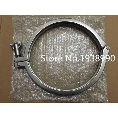 6" 159mm Tri Clamp Clover 304 Stainless Steel Heavy Duty Fit OD 183 MM Ferrule