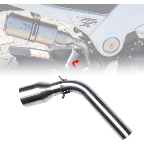 For HONDA GROM MSX125 MSX 125 2013 2014 2015 2016 Motorcycle Exhaust Middle Contact Pipe slip-on