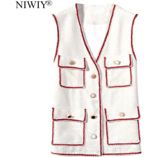 Socialite Button Decoration Autumn Sleeveless Vest Tapados Mujer Invierno 2021 Vests of Women Jacket Chamarras De Mujer N9563