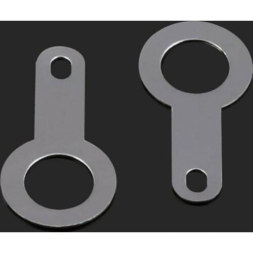 100Pcs/200Pcs Tin-Plated Single Head Brass Gasket Copper Lug Terminal Welding Washer Copper Ear M2.2 M2.7 M3.2M4.2M5.2M6.2 M8.2