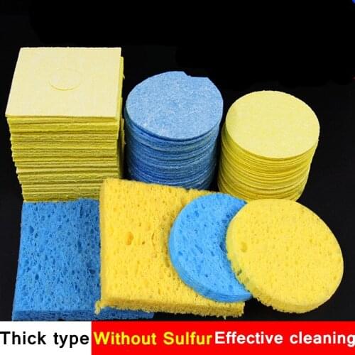 100FIX High Quality Temperature Resistant Sponge Thickened Compression Type Welding Electric Iron Head Cleaning Pad