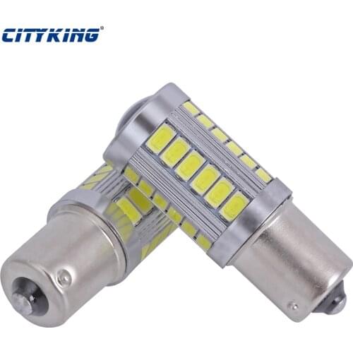 50PCS/lot S25 P21W 1156 5730 33 SMD 1156 BA15S 1157 BAY15D LED Auto Car Signal Reverse Brake Lights Tail Led Turn Back up Light