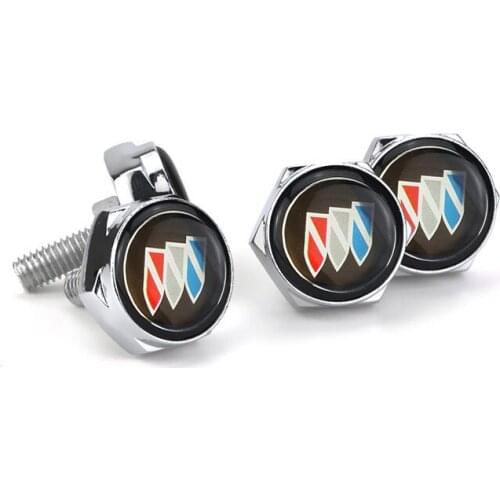 Auto Stainless Steel Bolt for Buick Enclave Encore Verano Regal Gs Gt Xt Hrv Lacrosse Insignia License Plate Screws Accessories