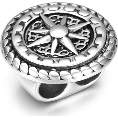 Stainless Steel Beads Double Hole 5mm Star Polished Slider Bead Accessories Slide Charms for DIY Bracelet Jewelry Making