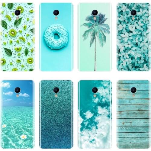 Phone Case For Meizu M6 M6S M6T M5 M5C M5S M3 M3S M2 Green Fruit Leaf Soft Silicone Back Cover For Meizu M6 M5 M3 M2 Note Case