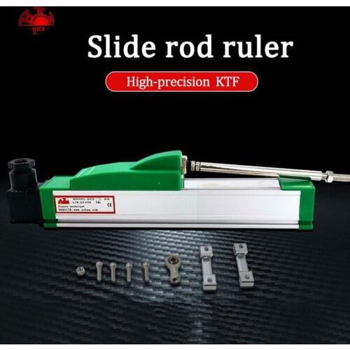 Injection Molding Rod Electronic Ruler Displacement Sensor Pull Scales Tools Lathe Machine KTF-400mm Level Measuring Instrument