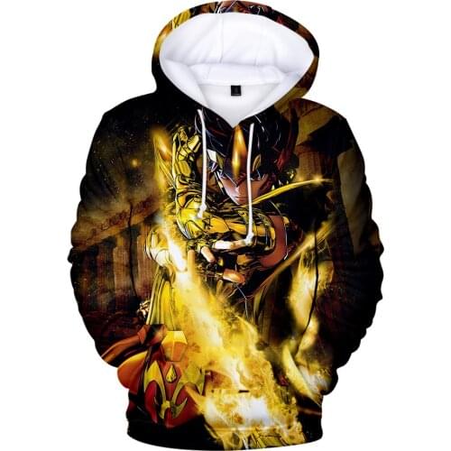 2021 Classic New Saint Seiya Hoodies Fashion Cartoon Knights Of The Zodiac Hoodie Men Women Hoodies Harajuku Popular Sweatshirt